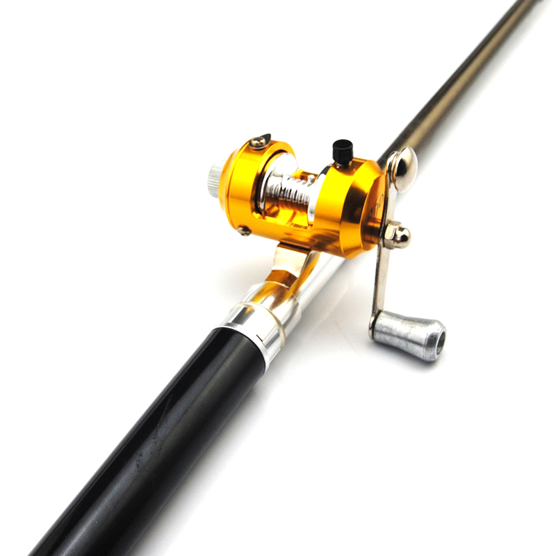 Penn Reel Fierce - คันเบ็ดตกปลาขนาดเล็กแบบพกพาเบ็ดตกปลาพับได้พร้อมรอกม้วนได้