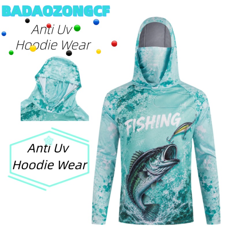 Fishing Shirt Uv Protection - เสื้อเจอร์ซีย์สำหรับตกปลา เสื้อยืดฤดูร้อน เสื้อผ้าตกปลาสำหรับผู้ชาย เสื้อยืดกันยุง เสื้อสเวตเชิ้ตผู้ชาย เสื้อยืดกันรังสียูวี