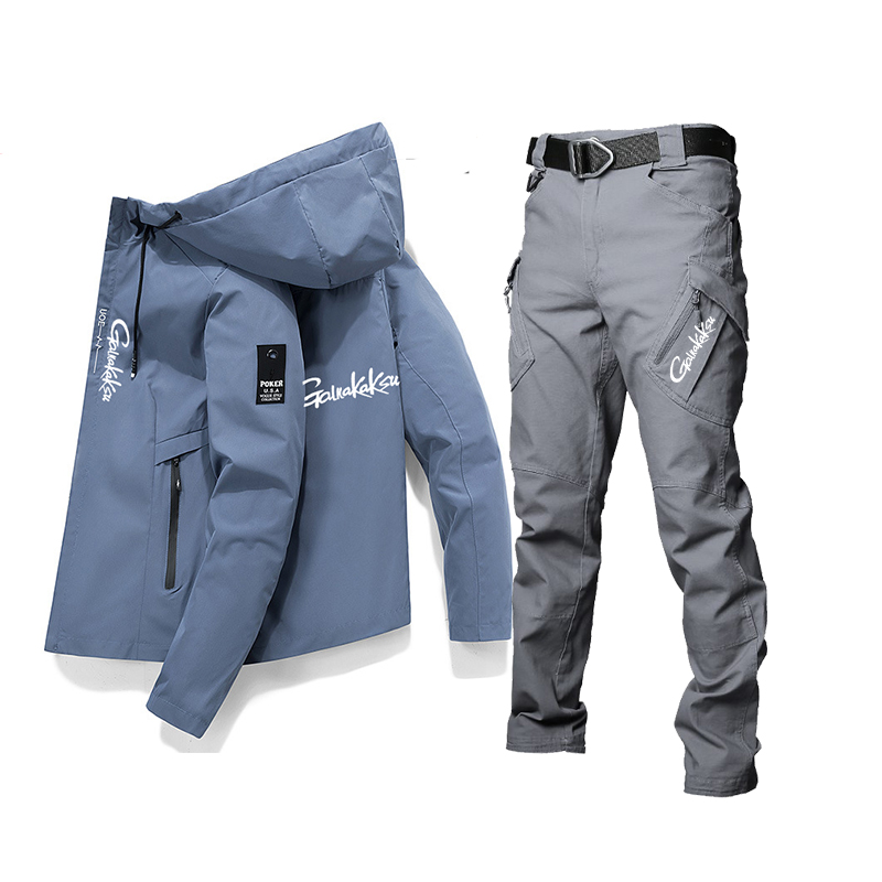 Fishing Pants Waterproof - ชุดตกปลากางเกงเสื้อลำลองป้องกันแสงแดดกันน้ำสำหรับกีฬากลางแจ้งฤดูใบไม้ผลิฤดูร้อน