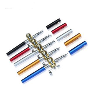 Penn Reel Fierce - Lizard Telescopic Mini Fishing Rod ปากกาแบบพกพากระเป๋า,อลูมิเนียมอัลลอยด์ปลา