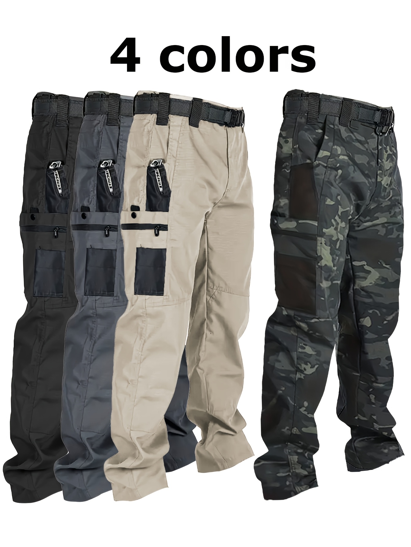 Fishing Pants Waterproof - คุณภาพสูงผู้ชายยุทธวิธี Cargo กางเกง EU PLUS ขนาดลําลองกลางแจ้งกางเกงกีฬาเดินป่าตกปลากันน้ํา