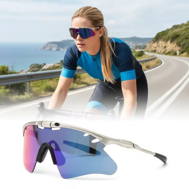 Fishing Sunglasses Polarized - แว่นกันแดดโพลาไรซ์ แว่นตากีฬาโลหะ แว่นตาเดินป่า แว่นตานิรภัย แว่นตาตกปลา แว่นตาปั่นจักรยาน