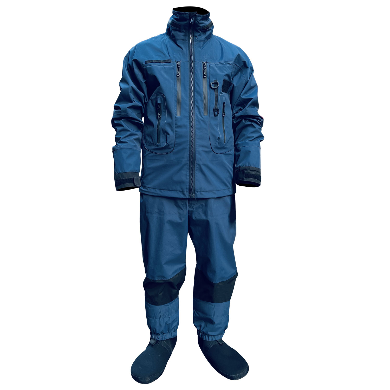 Fishing Waders - กันน้ำฝนตกปลาชุดฉนวนเอว Wader และ Hooded Wading Jacket