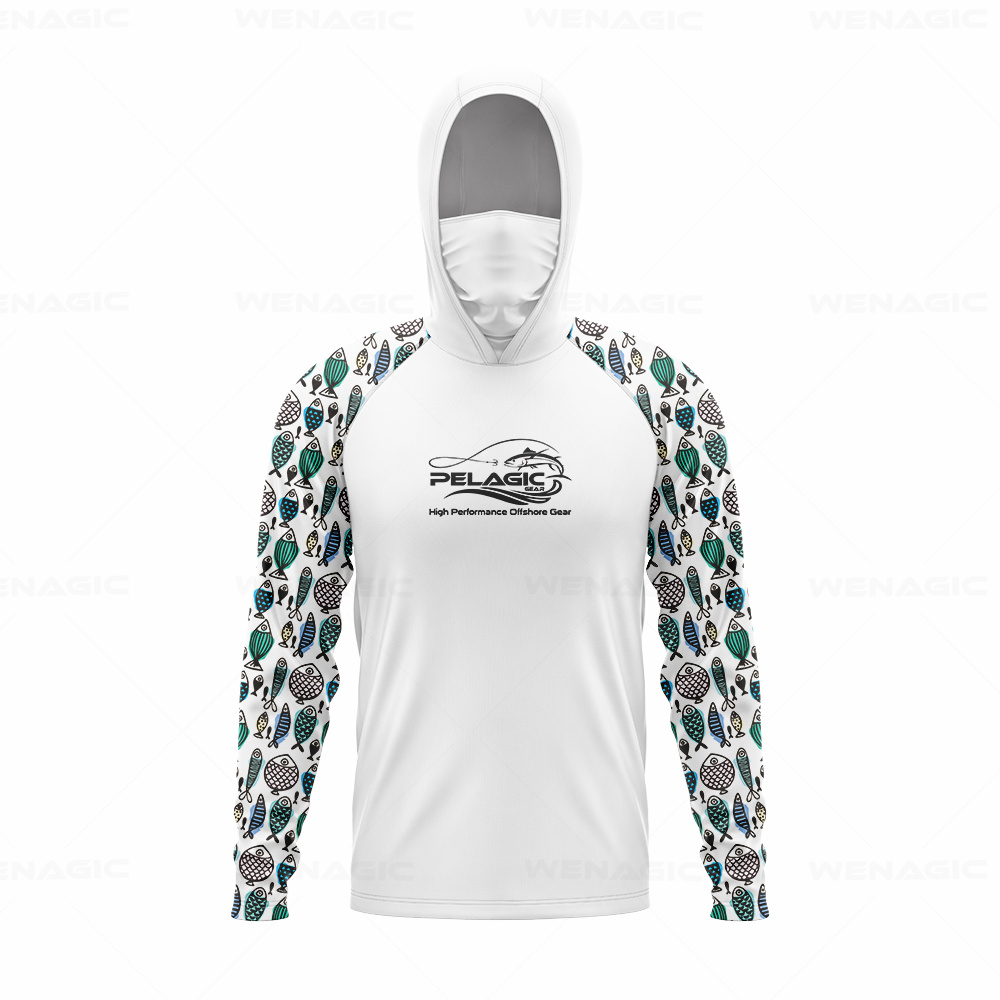Pelagic Gear ผู้ชาย Hood เสื้อ - Fishing Shirt Uv Protection บทวิจารณ์และราคา