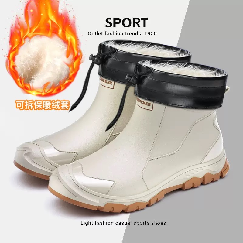 รองเท้ากันฝนผู้ชายแบบกันน้ำ แฟ - Fishing Boots บทวิจารณ์และราคา