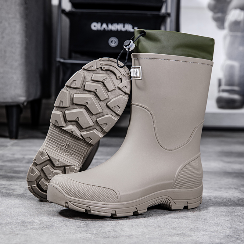 รองเท้ายางพื้นหนาทนทานสำหรับผู - Fishing Boots บทวิจารณ์และราคา